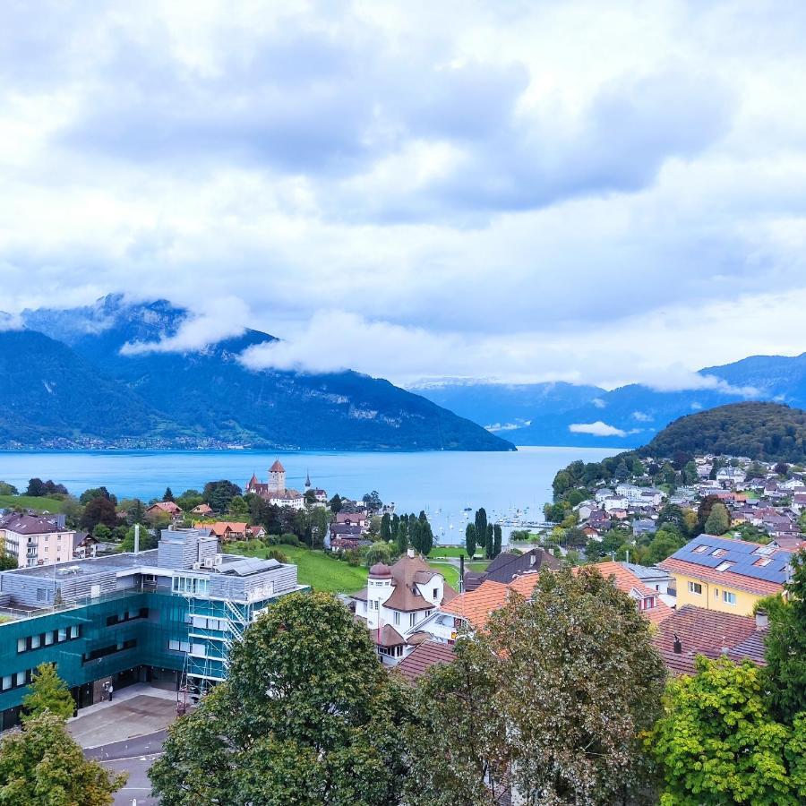 Spiez Lakeview By The Station Room A Buitenkant foto