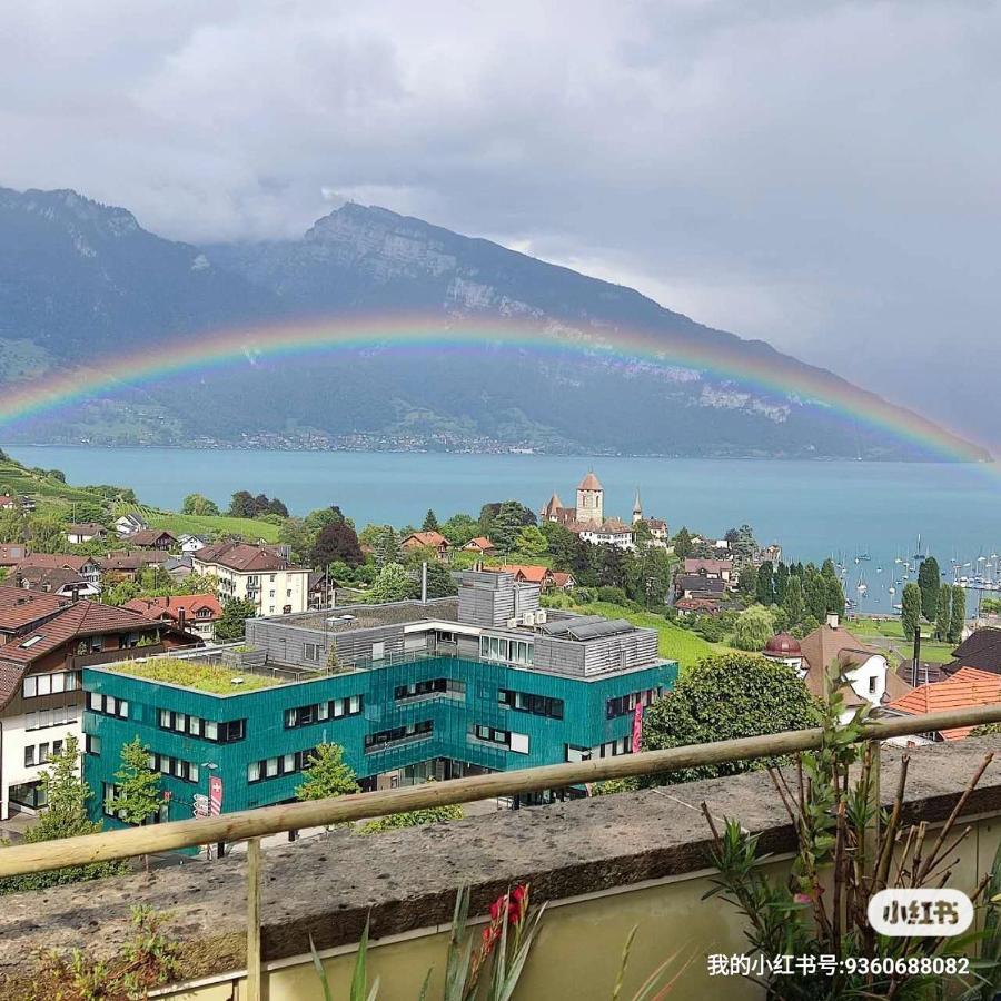 Spiez Lakeview By The Station Room A Buitenkant foto