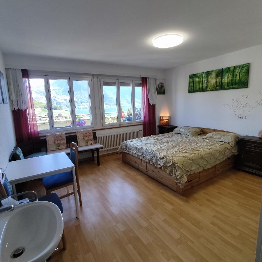Spiez Lakeview By The Station Room A Buitenkant foto